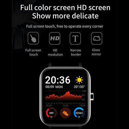 A Versatile Smart Watch for Daily Health and Activity Tracking - full color HD screen showing steps, heart rate, sleep data and activity metrics
