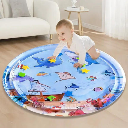 93cm Inflatable Shark Water Play Mat For Babies PVC
