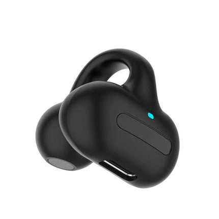 Single Clip On Bluetooth Earphone For Hands Free Calls in black, compact clip design for commuting and remote work