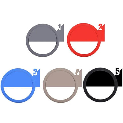 Silicone Steering Wheel Cover Non Slip 37 To 42 Cm For Most Cars