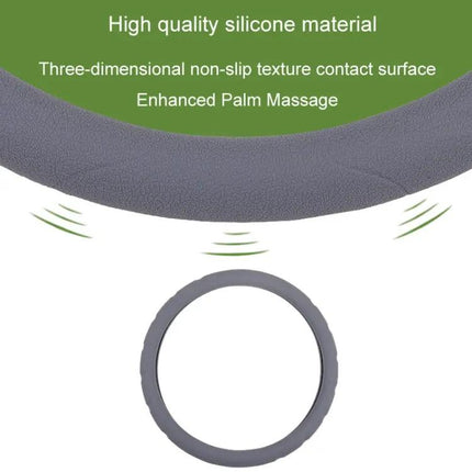 Silicone Steering Wheel Cover Non Slip 37 To 42 Cm For Most Cars