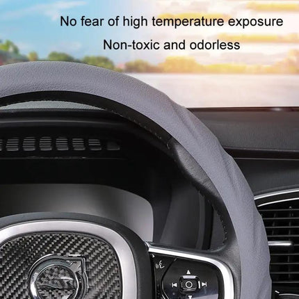 Silicone Steering Wheel Cover Non Slip 37 To 42 Cm For Most Cars