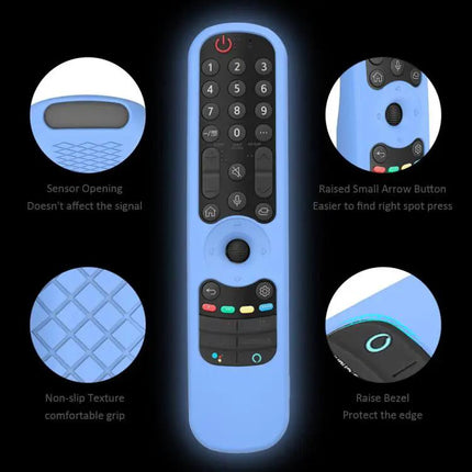 Practical Silicone Protective Case for LG Smart TV Remotes against Drops