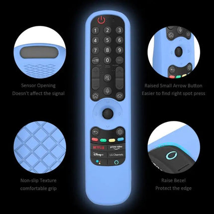 Practical Silicone Protective Case for LG Smart TV Remotes against Drops
