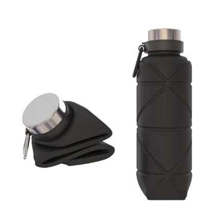Outdoor Silicone Folding Water Cup Blue For Travel And Outdoors