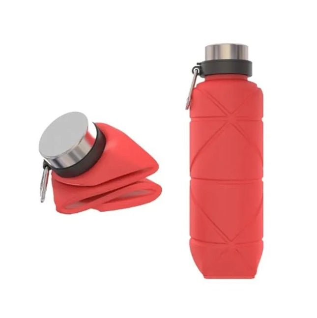 Outdoor Silicone Folding Water Cup Blue For Travel And Outdoors