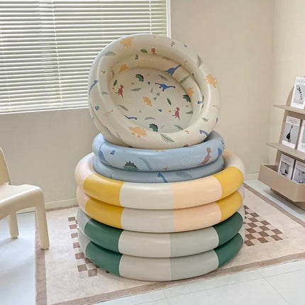 87cm Inflatable Kids Round Pool For Bath And Summer Play