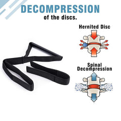 Chiropractic Y-Belt Neck Traction Device with Adjustable Chin Strap