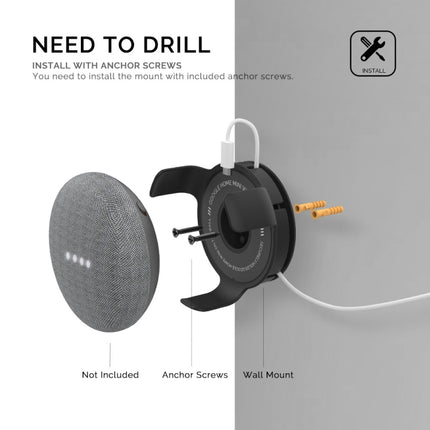 Google Home Mini Wall Mount For Kitchen Bedroom