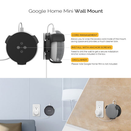 Google Home Mini Wall Mount For Kitchen Bedroom