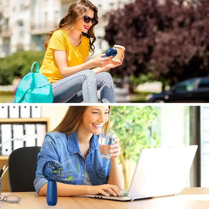 Rechargeable USB Mini Handheld Fan For Outdoor Use, 1500mAh