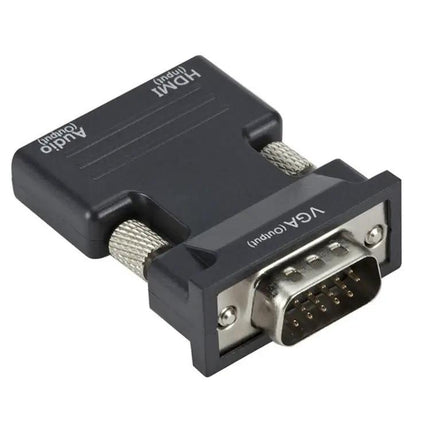 HDMI to VGA Adapter with Audio Cable for Video Conversion | Syndmart