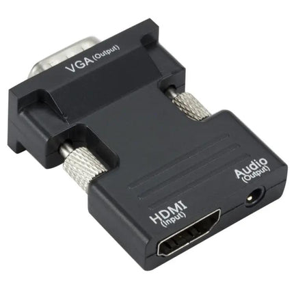 HDMI to VGA Adapter with Audio Cable for Video Conversion | Syndmart