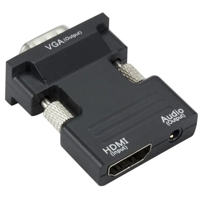 HDMI to VGA Adapter with Audio Cable for Video Conversion | Syndmart