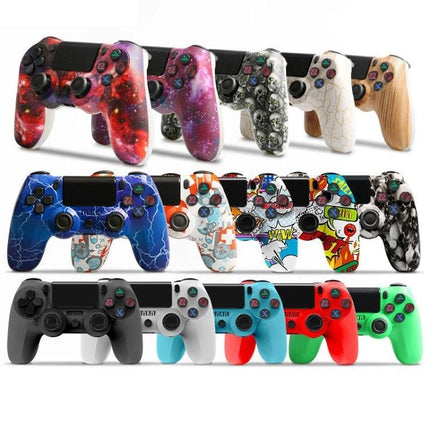 Game Controller for Everyday PS4 Gaming at Home - colorful Bluetooth PS4 controllers in varied designs for casual home play