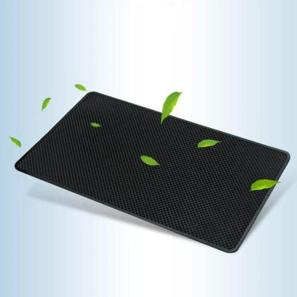 Car Anti Slip Mat For Center Console And Instrument Panel Medium - black reusable PVC non-slip pad for phones keys glasses