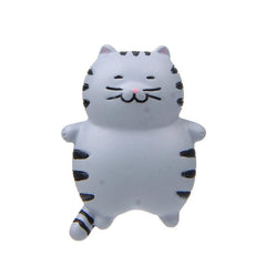 Charming Fat Cat 3D Magnetic Sticker for DIY Decor and Phone Cases