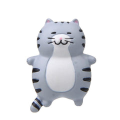 Charming Fat Cat 3D Magnetic Sticker for DIY Decor and Phone Cases