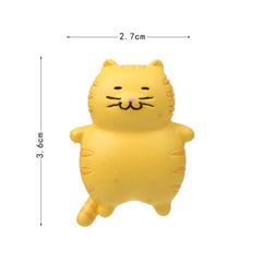 Charming Fat Cat 3D Magnetic Sticker for DIY Decor and Phone Cases