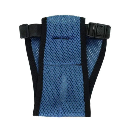 Sanitary Pants for Female Dogs in Everyday Home Care - blue breathable mesh reusable dog sanitary pants for house training and incontinence