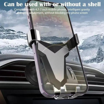 Gravity Navigation Car Air Outlet Phone Holder 360-Degree Rotation