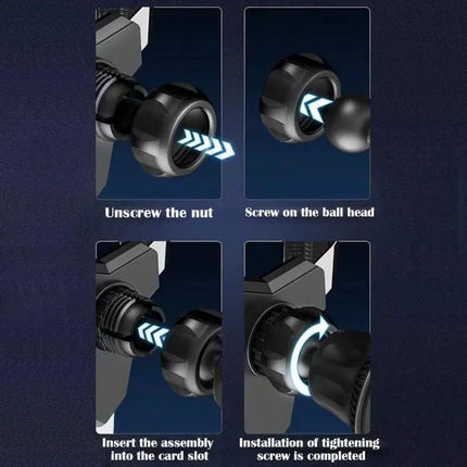Gravity Navigation Car Air Outlet Phone Holder 360-Degree Rotation