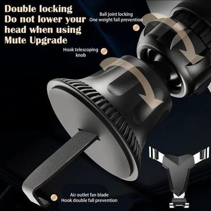 Gravity Navigation Car Air Outlet Phone Holder 360-Degree Rotation