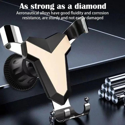 Gravity Navigation Car Air Outlet Phone Holder 360-Degree Rotation