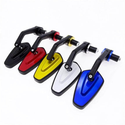 Motorcycle Rearview Mirror, Cherry Finish For Daily Riding - 113x60 mm glass compact mirror for clear rear visibility