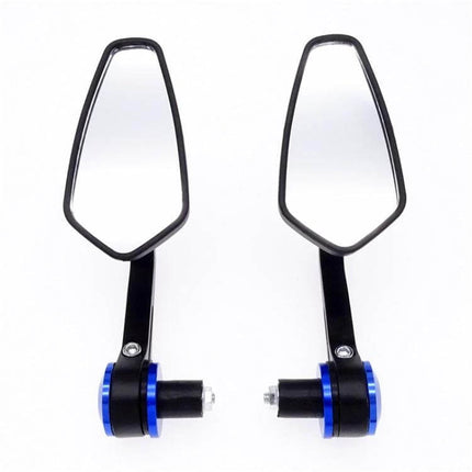 Motorcycle Rearview Mirror, Cherry Finish For Daily Riding – compact 113x60 mm glass mirrors for clear, distortion-free rear visibility