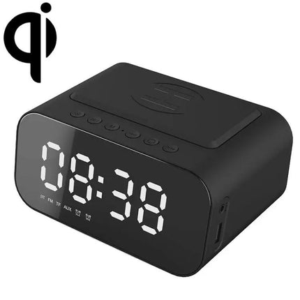 Bedside Clock Speaker With Wireless Charging Pad