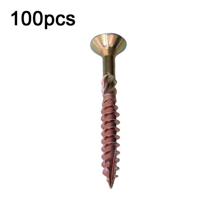 RUITOOL T25 100pcs Heavy-Duty Torx Self-Tapping Screws for Hardwood Projects 4.5 x 45mm