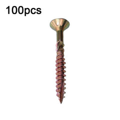 RUITOOL T25 100pcs Heavy-Duty Torx Self-Tapping Screws for Hardwood Projects 4.5 x 45mm