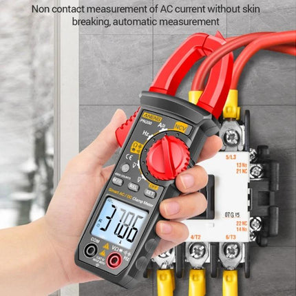 ANENG Clamp Meter for AC and DC Electrical Measurements handheld clamp meter measuring live wires non-contact up to 600A/600V for home or professional use
