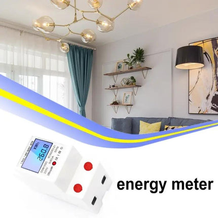 Single-Phase Multi-Function Rail Energy Meter with Backlight Display