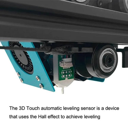 3D Touch Automatic Leveling Sensor For 3D Printers mounted under extruder using Hall effect probe to auto-level warped print beds