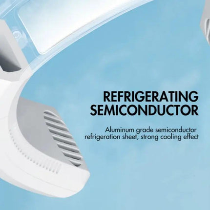 Wearable Neck Fan With 360 Degree Airflow Personal Cooling
