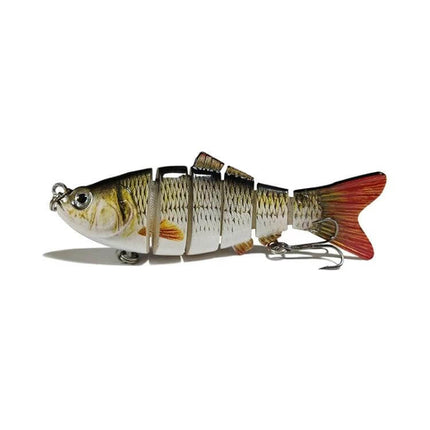 10cm Multi-Sectional Bionic Bait Hook For Long-Distance Casting lifelike multi-joint fish lure with 3D eyes for coastal long-distance casting targeting bass and trout