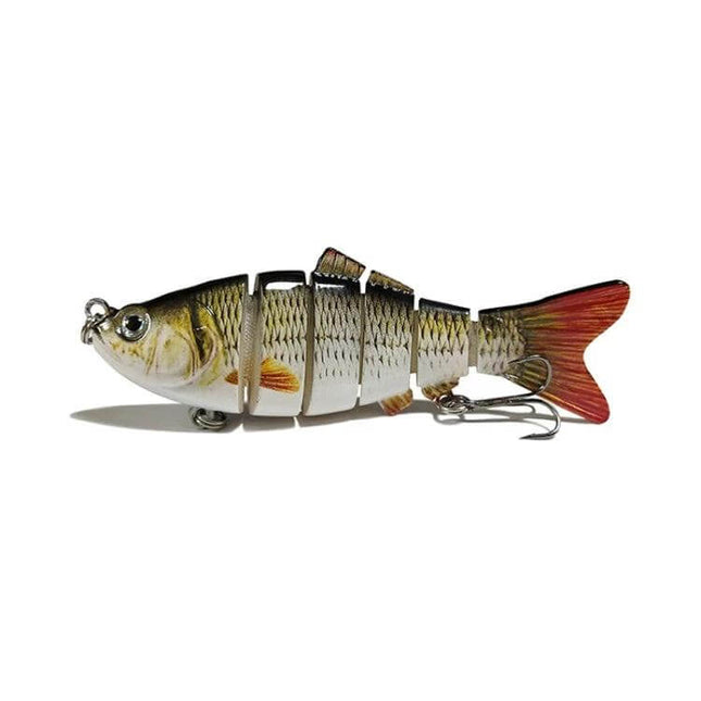 10cm Multi-Sectional Bionic Bait Hook For Long-Distance Casting lifelike multi-joint fish lure with 3D eyes for coastal long-distance casting targeting bass and trout