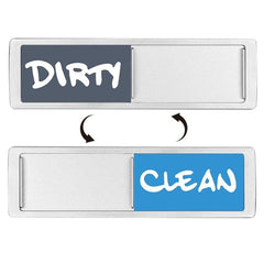 Double-Sided Dishwasher Magnet Sign for Clean and Dirty Indicator