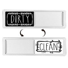 Double-Sided Dishwasher Magnet Sign for Clean and Dirty Indicator