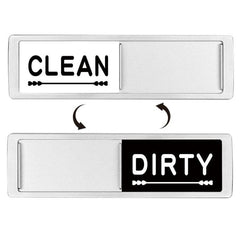 Double-Sided Dishwasher Magnet Sign for Clean and Dirty Indicator