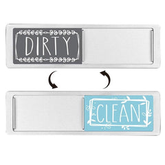 Double-Sided Dishwasher Magnet Sign for Clean and Dirty Indicator