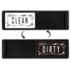 Double-Sided Dishwasher Magnet Sign for Clean and Dirty Indicator