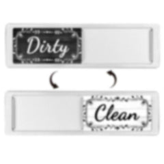 Double-Sided Dishwasher Magnet Sign for Clean and Dirty Indicator