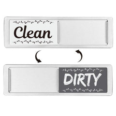 Double-Sided Dishwasher Magnet Sign for Clean and Dirty Indicator