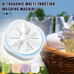 Compact Ultrasonic Turbo Washing Machine with Three-Speed Timer