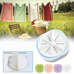 Compact Ultrasonic Turbo Washing Machine with Three-Speed Timer