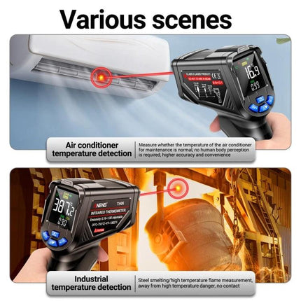 ANENG Infrared Thermometer for Non-Contact Food and Water Checks handheld device measuring air conditioner and industrial temperatures