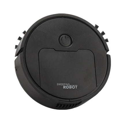 Mini Robotic Vacuum Cleaner for Daily Home Cleaning compact black round robot vacuum sweeping and mopping hard floors